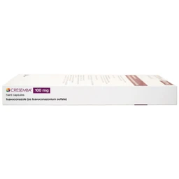 Thuốc Cresemba 100mg Pfizer điều trị nhiễm nấm Aspergillus xâm lấn và nhiễm nấm Mucorales (2 vỉ x 7 viên)