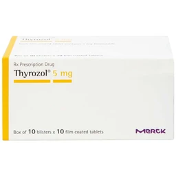Thuốc Thyrozol 5mg Merck điều trị cường giáp (10 vỉ x 10 viên)