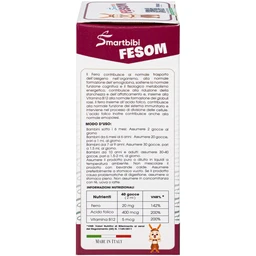 Siro hỗ trợ tạo máu Smartbibi Fesom (30ml)