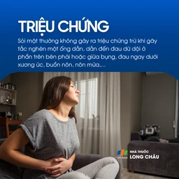 Sỏi túi mật thường không có triệu chứng hoặc triệu chứng mơ hồ