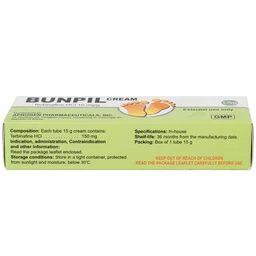 Kem bôi ngoài da Bunpil 10mg Aprogen điều trị nấm da, lang ben (15g)