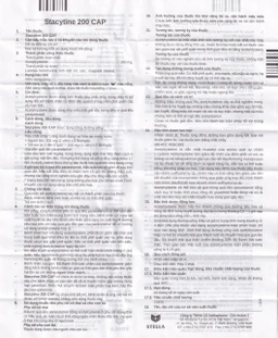 Thuốc Stacytine 200 CAP Stella điều trị long đờm trong viêm phế quản (10 vỉ x 10 viên)