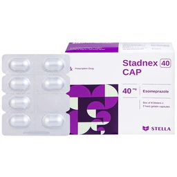 Thuốc Stadnex 40 CAP Stella điều trị trào ngược dạ dày, thực quản (4 vỉ x 7 viên) 1
