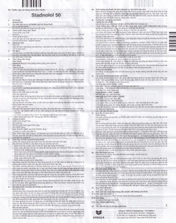 Thuốc Stadnolol 50 Stella điều trị tăng huyết áp, đau thắt ngực mạn tính ổn định (10 vỉ x 10 viên) 