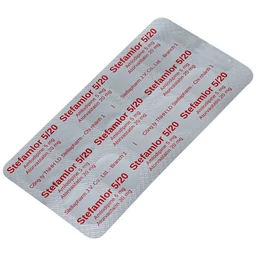 Thuốc Stefamlor 5mg/20mg Stella điều trị các biến cố tim mạch ở bệnh nhân tăng huyết áp có kèm theo rối loạn lipid máu (3 vỉ x 10 viên) 6