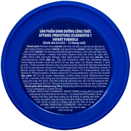 Sữa dinh dưỡng công thức cho trẻ 0-12 tháng tuổi Aptamil Profutura Cesarbiotik 1 Infant Formula Danone (380g) 2