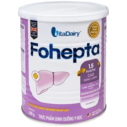 Sữa dinh dưỡng dành cho bệnh nhân gan Fohepta Vitadairy (400g) 1