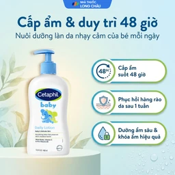 Sữa dưỡng ẩm toàn thân cho bé Cetaphil Baby Daily Lotion Face and Body làm mềm da, không gây kích ứng da (400ml) 2