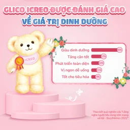 Sữa hỗ trợ hệ miễn dịch và tiêu hóa khỏe mạnh cho trẻ từ 0 tháng tuổi Icreo Balance Milk Glico (800g) 2