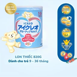 Sữa hỗ trợ đề kháng và tiêu hóa cho trẻ 1-3 tuổi Icreo Grow-up Milk Glico (820g) 5