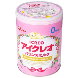Sữa hỗ trợ hệ miễn dịch và tiêu hóa khỏe mạnh cho trẻ từ 0 tháng tuổi Icreo Balance Milk Glico (800g) 9