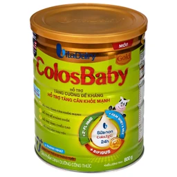 Sữa hỗ trợ tăng cường đề kháng, tăng cân khỏe mạnh cho trẻ 0-12 tháng tuổi Colosbaby gold 0+ Vitadairy (800g) 5