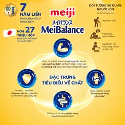 Sữa cân bằng dinh dưỡng Meiji Meibalance hương ngũ cốc (24 hộp x 125ml) 3