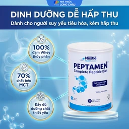 Sữa cải thiện việc hấp thu đạm không gây tiêu chảy Peptamen Nestlé (400g) 3