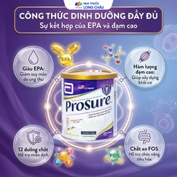 Sữa bổ sung dinh dưỡng chuyên biệt cho người đang sụt cân Prosure Abbott (380g) 3