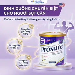 Sữa bổ sung dinh dưỡng chuyên biệt cho người đang sụt cân Prosure Abbott (380g) 2