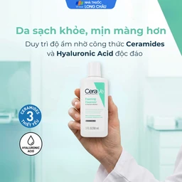 Sữa rửa mặt CeraVe Foaming Cleanser làm sạch sâu dành cho da dầu (88ml)