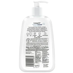 Sữa rửa mặt Cetaphil Hydrating Foaming Cream Cleanser dưỡng ẩm, làm sạch nhẹ nhàng cho da mặt (236ml) 2