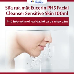Sữa rửa mặt cho da nhạy cảm Eucerin Ph5 Facial Cleanser Sensitive Skin 100ml