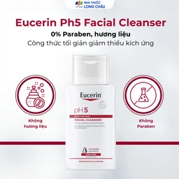 Sữa rửa mặt cho da nhạy cảm Eucerin Ph5 Facial Cleanser Sensitive Skin 100ml