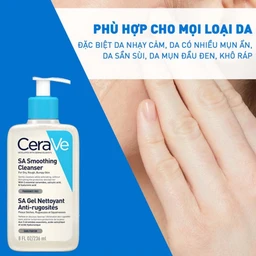 Sữa rửa mặt cho da nhạy cảm Cerave Sa Smoothing Cleanser 236ml