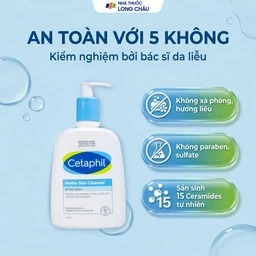 Sữa rửa mặt cho da nhạy cảm Cetaphil Gentle Skin Cleanser 500ml 4