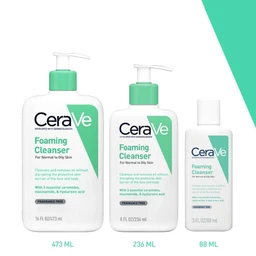Sữa rửa mặt dành cho da dầu Cerave Foaming Cleanser 236ml