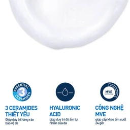 Sữa rửa mặt cho da thường và khô Cerave Hydrating Cleanser 473ml