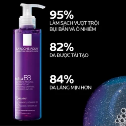 Sữa rửa mặt La Roche-Posay Mela B3 Gel Micro-Peeling Clarifying 200ml mờ thâm nám, dưỡng da sáng và đều màu