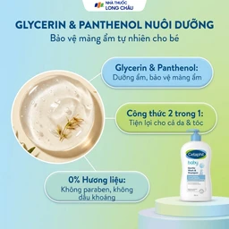 Sữa tắm gội em bé Cetaphil Baby Gentle Wash and Shampoo dịu nhẹ (400ml) 3