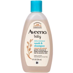Sữa tắm gội cho bé Aveeno baby daily moisture wash & shampoo 236ml