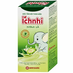 Sữa tắm gội thảo mộc Ích Nhi hương lá giúp làm sạch da, hỗ trợ giảm rôm sảy (200g) 3