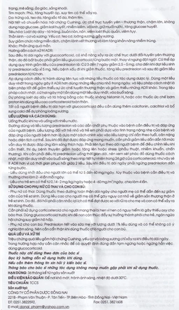 Thuốc Sunapred 20mg Donaipharm chống viêm, chống dị ứng (30 viên) 