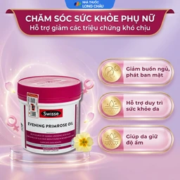 Viên uống hỗ trợ giảm triệu chứng tiền kinh nguyệt Evening Primrose Oil Swisse (200 viên) 4