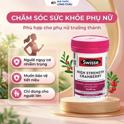 Viên uống hỗ trợ sức khỏe đường tiết niệu High Strength Cranberry Swisse (30 viên) 4