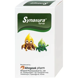 Siro Synatura Syrup AhnGook điều trị nhiễm khuẩn đường hô hấp trên cấp tính và viêm phế quản mạn tính (9 gói x 10ml) 3