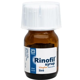 Syrup Rinofil 2.5mg/5ml Abbott điều trị viêm mũi dị ứng (15ml)