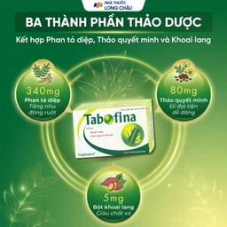 Viên hỗ trợ giảm nguy cơ táo bón Tabofina Traphaco (3 vỉ x 10 viên) 3