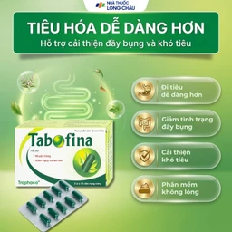 Viên hỗ trợ giảm nguy cơ táo bón Tabofina Traphaco (3 vỉ x 10 viên) 4