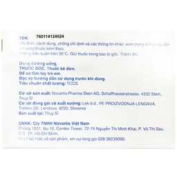 Thuốc Tasigna 200mg Novartis điều trị bạch cầu tủy mạn (7 vỉ x 4 viên)