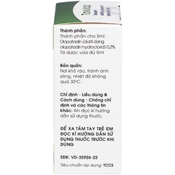 Thuốc nhỏ mắt Tavulop 0.2% medbolide (hộp 5ml) 4
