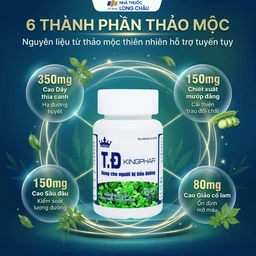 Viên uống hỗ trợ giảm đường huyết cho người bị tiểu đường T.Đ Kingphar (60 viên) 3