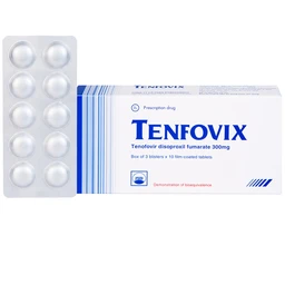 Thuốc Tenfovix điều trị nhiễm HIV, viêm gan siêu vi B (3 vỉ x 10 viên) 1