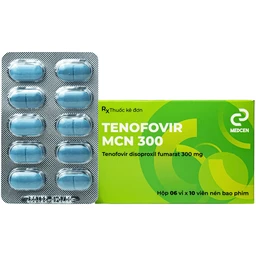 Thuốc Tenofovir MCN 300mg Medcen điều trị nhiễm HIV-1 ở người lớn (6 vỉ x 10 viên) 1