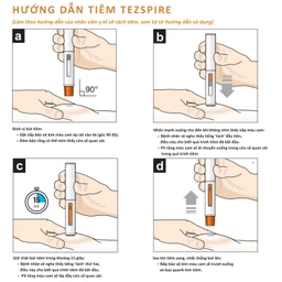 Dung dịch bút tiêm Tezspire 210mg Astrazeneca được chỉ định điều trị duy trì cho người lớn và trẻ vị thành niên từ 12 tuổi trở lên bị hen nặng (1.91ml) 7