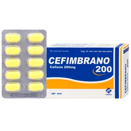 Thuốc Cefimbrano 200mg Vidipha điều trị nhiễm khuẩn (1 vỉ x 10 viên) 1