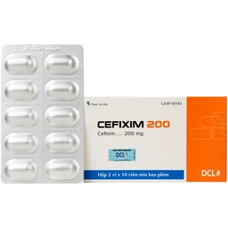 Thuốc Cefixim 200mg Pharimexco điều trị nhiễm khuẩn (2 vỉ x 10 viên) 1