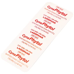 Thuốc Cynaphytol Ladophar Giải độc gan, thông mật, lợi tiểu, nhuận tràng (10 vỉ x 10 viên) 6