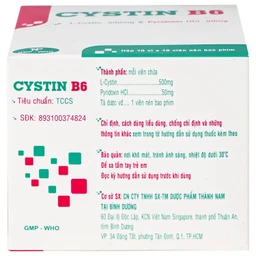 Thuốc Cystin B6 TNP điều trị các bệnh lý liên quan đến tóc và loạn dưỡng móng ( 10 vỉ x 10 viên) 4