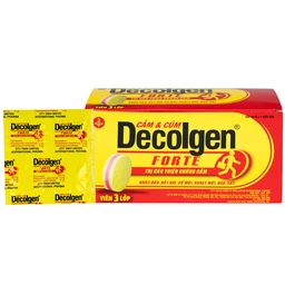 Thuốc Decolgen Forte United giảm các triệu chứng cảm cúm, sốt, đau họng, nghẹt mũi (30 vỉ x 4 viên)